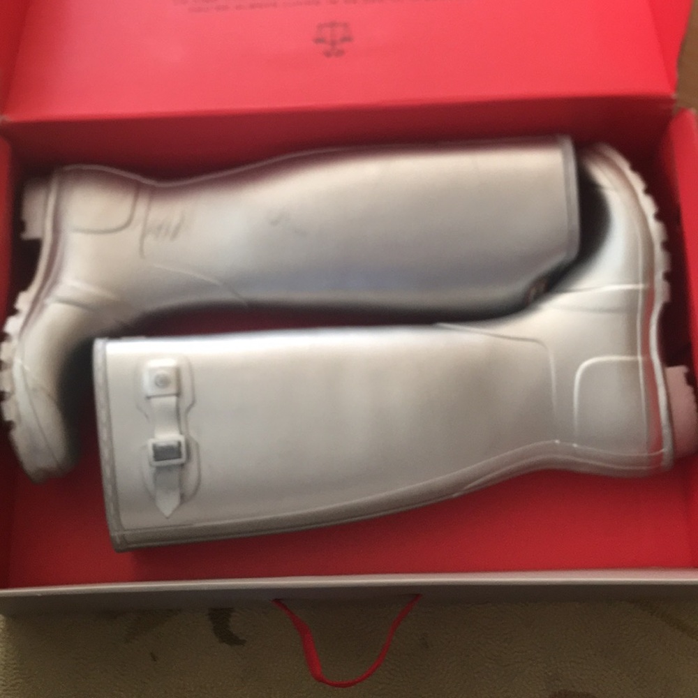 Hunter Original Metal/Silver Rain Boots